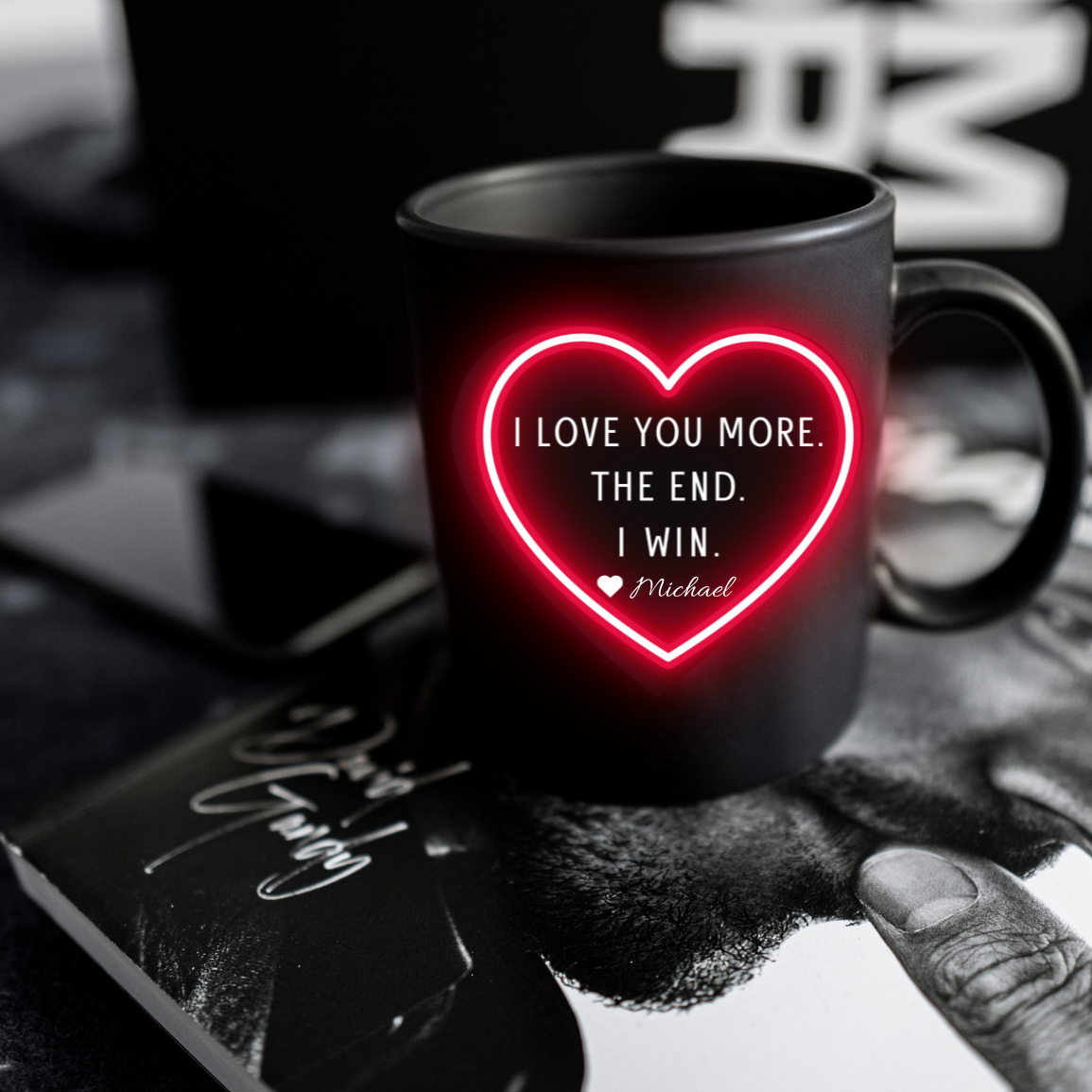 Personalized | I Love You More. The End. I Win. | 11 oz Mug