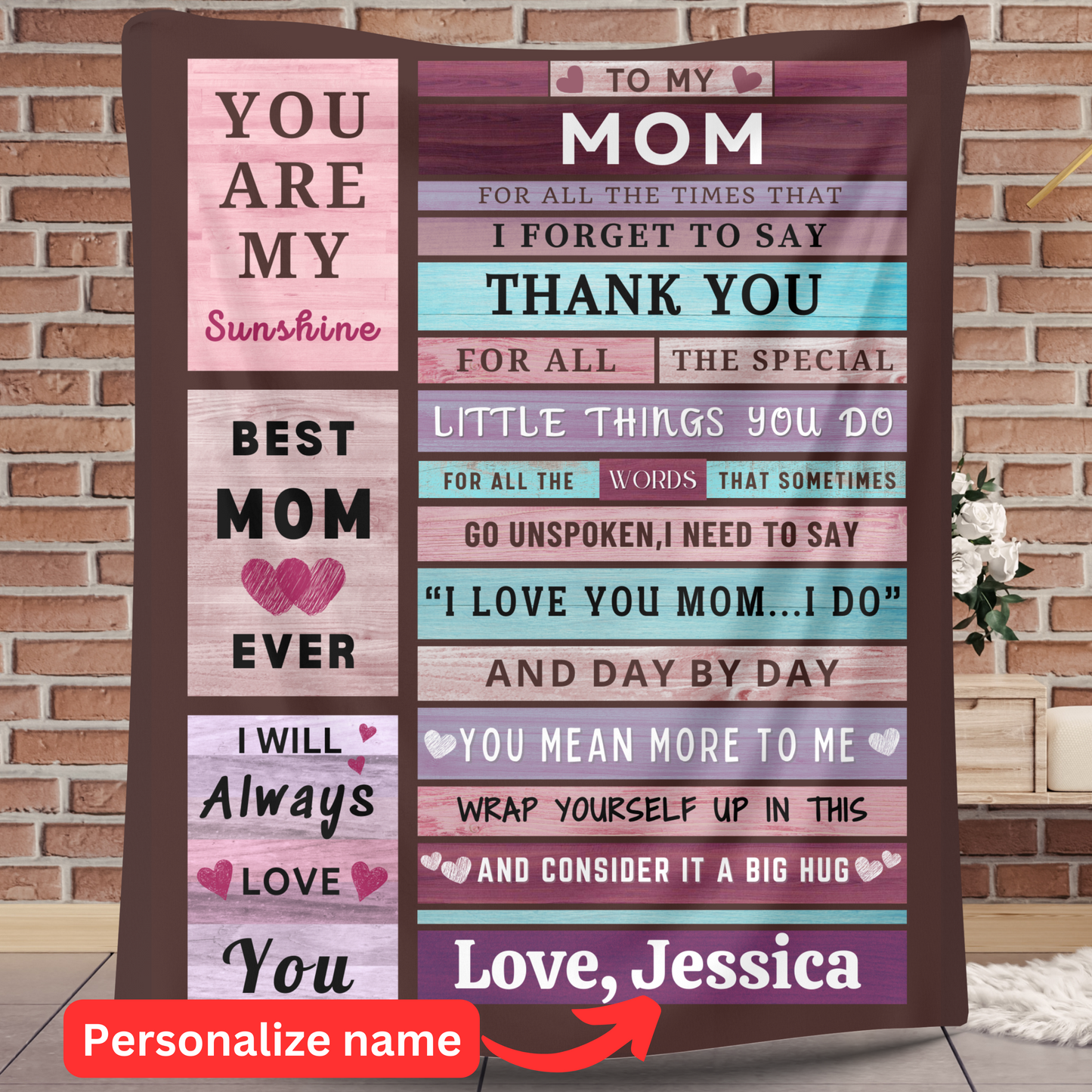 Mom Blanket | Personalized