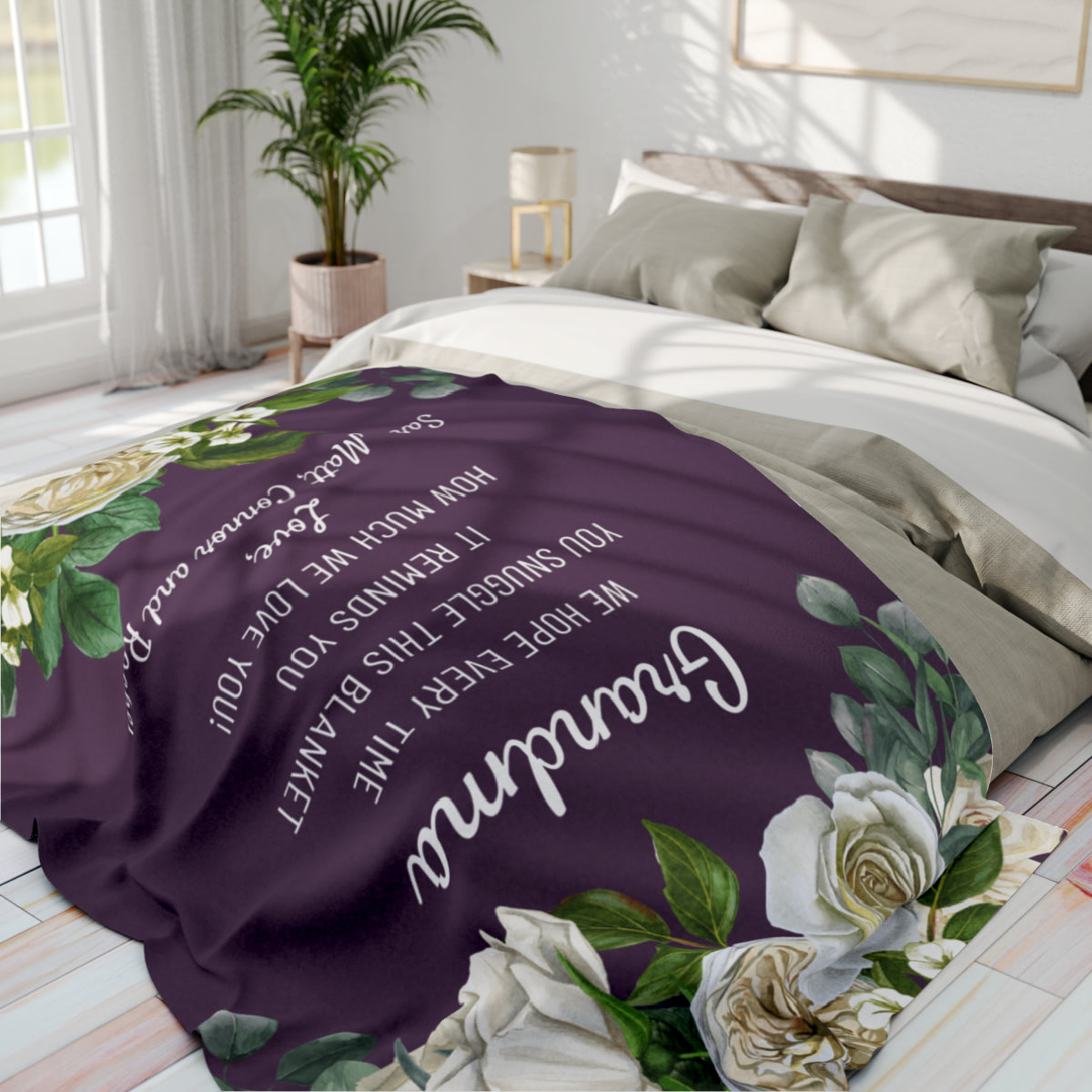 Grandma, Mom, Auntie, Bonus Mom ect. Blanket| Personalized